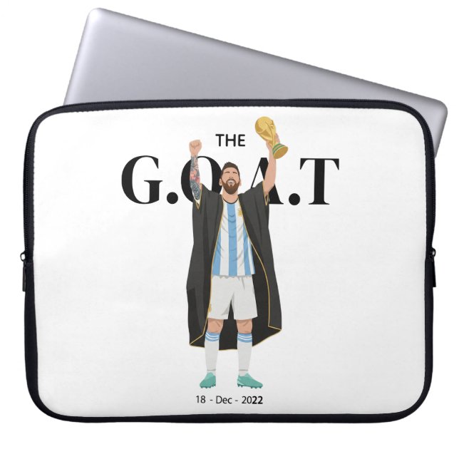 Messi World Cup Champion  Laptopschutzhülle (Vorderseite)