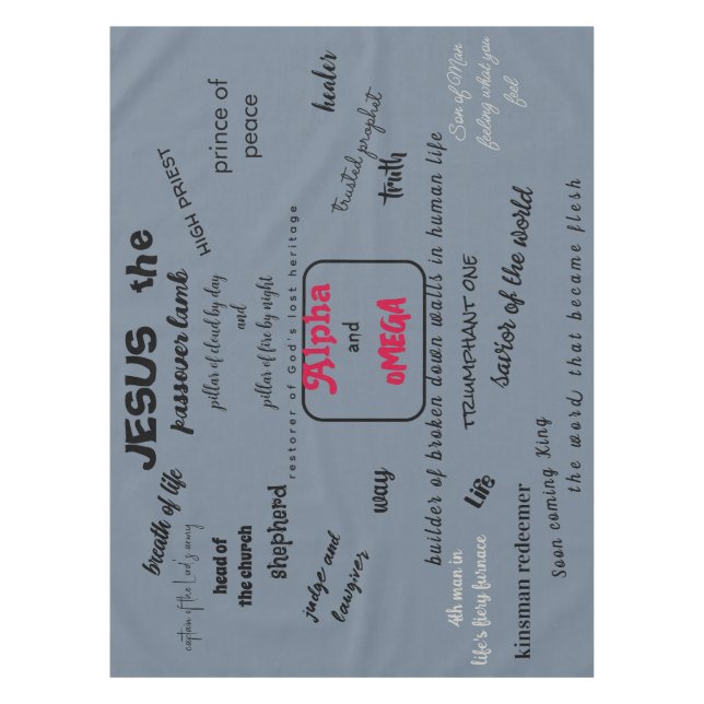 Messiah Series Tablecloth Tischdecke (Vorderseite)