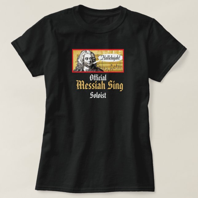 Messiah Sing Tee - einfach Ihre Kirche oder Ihren  (Design vorne)