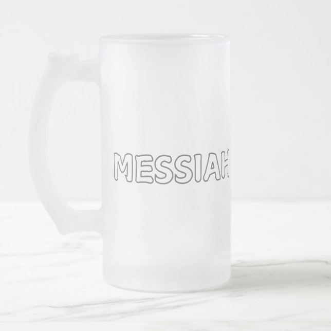 Messiah-Tasse Mattglas Bierglas (Links)