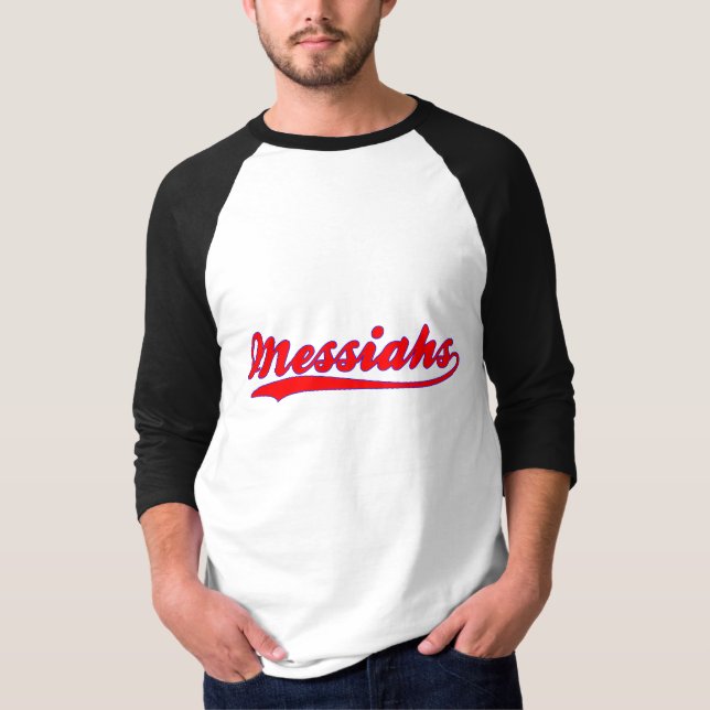 Messiahs-Imitat-Baseball-Jersey-T - Shirt (Vorderseite)