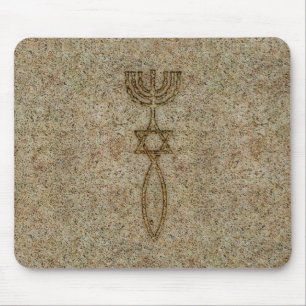 Messianischer Siegel-Stein Mousepad