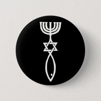 Messianisches Symbol Button