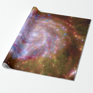 Messier 101 Spiralgalaxie - Hubble Telescope-Foto Geschenkpapier