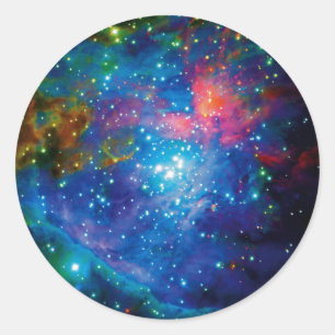Messier 42 Orion Nebula Infrared ESO Space Foto Runder Aufkleber