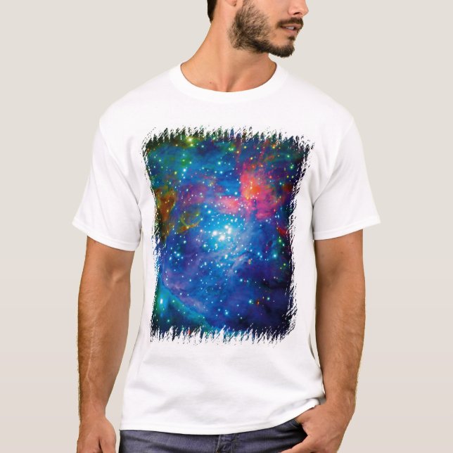 Messier 42 Orion Nebula Infrared ESO Space Foto T-Shirt (Vorderseite)