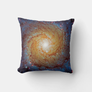 Messier 74 Spiral Galaxy Weltraumbahnhof Foto Kissen