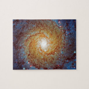 Messier 74 Spiralgalaxie Weltraumfoto Puzzle