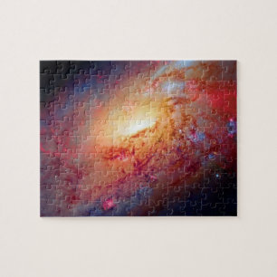 Messier M106 Spiralgalaxie Weltraumfoto Puzzle