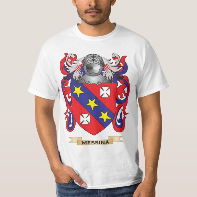 Messina-Wappen (Familienwappen) T-Shirt (Vorderseite)