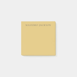Messing Gelb Minimalistisch Schlicht Moderne Ästhe Post-it Klebezettel