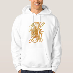 Messing u. Saxophon Hoodie