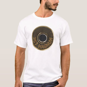MessingMuschelgehäuse mit 357 Magnum T-Shirt