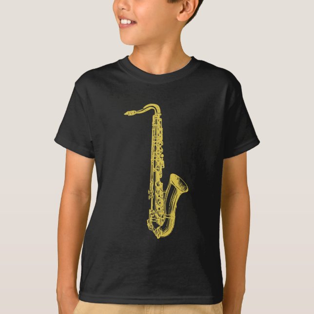 MessingSaxophon T-Shirt (Vorderseite)