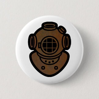 Messingtauchsturzhelm Button