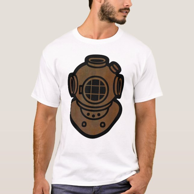 Messingtauchsturzhelm T-Shirt (Vorderseite)