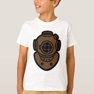 Messingtauchsturzhelm T-Shirt