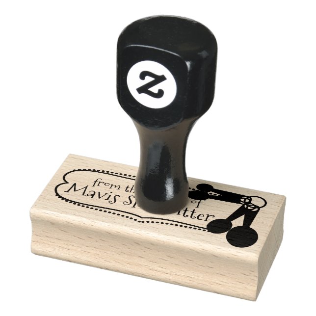 Messung von Löffeln aus der Küche der Briefmarke Gummistempel (Stempel)