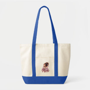 Messy Bun Coffee Mom — Cozy Mom Leben Ästhetik   Tragetasche