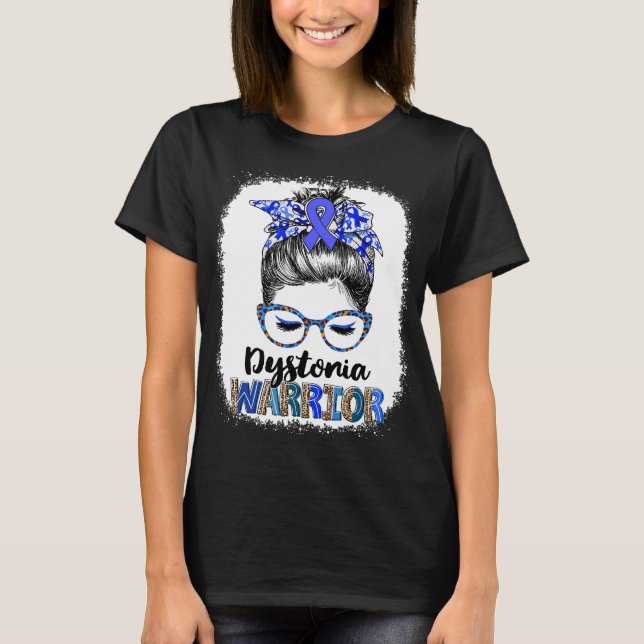 Messy Bun Dystonia Warrior T-Shirt (Vorderseite)