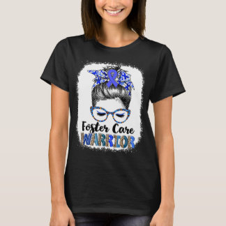 Messy Bun Foster Care Warrior T-Shirt