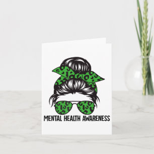 Messy Bun Mental Health Awareness Mental Health S Karte
