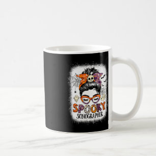 Messy Bun Spooky Sonographen Fun Halloween Kostüm Kaffeetasse