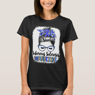 Messy Bun Tuberous Sclerosis Warrior T-Shirt