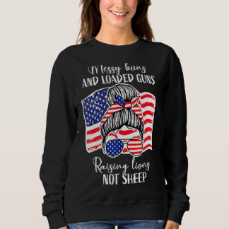 Messy Buns lösten Waffen aus, die Löwen und nicht  Sweatshirt