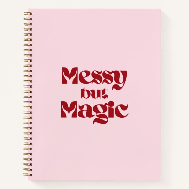 Messy but Magic Notizbuch (Vorderseite)