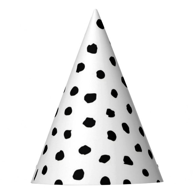 Messy Dots Party Hat Partyhütchen (Vorderseite)