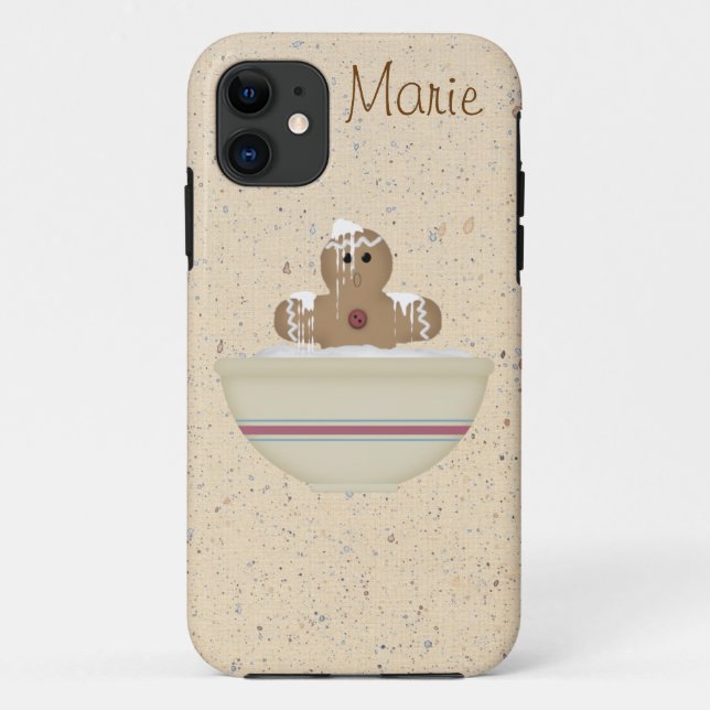 Messy Gingerbread Man iPhone 5 Abdeckung Case-Mate iPhone Hülle (Rückseite)