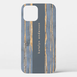 Messy Gold Line   Blue Periwinkle   BERUFLICH Case-Mate iPhone Hülle