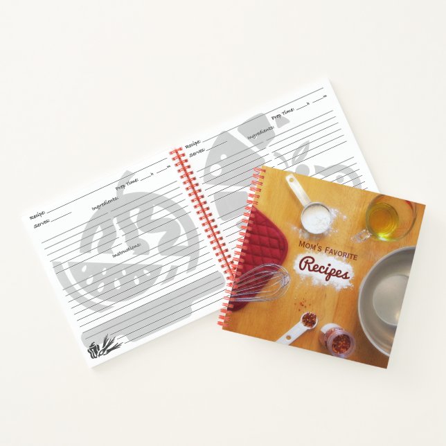 Messy Kitchen Recipe Book Notizbuch (Innenseite)