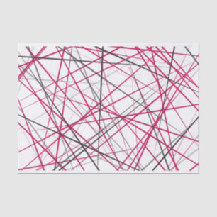 Messy Line Pattern Seidenpapier