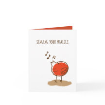 Messy Little Bird Gesang Ihre Lob Vielen Dank