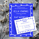 Messy Loops Hand gezeichnet Custom Bar Bat Mitzvah RSVP Karte<br><div class="desc">Perfekte RSVP CARDS für eine Fledermausmitzvah, Bar mitzvah oder andere jüdische Feiern! Handgefertigte Pinselstrichrahmen für Sie auf der Vorderseite! Vollständig anpassbar! Klicken Sie auf "Personalisieren" oben, um den Text zu bearbeiten. Klicken Sie auf "Bearbeiten mit dem Designwerkzeug", um die Schriftart, Farben und Einstellungen anzupassen und die Rückseite zu löschen, wenn...</div>