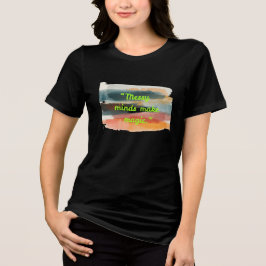 Messy Minds Make Magic | Abstract Brush Stroke Art Tri-Blend Shirt