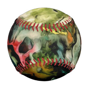Messy Palette Cooles Abstraktes Muster Baseball