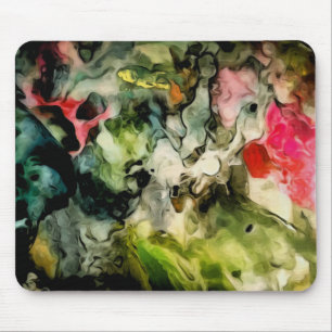 Messy Palette Cooles Abstraktes Muster Mousepad