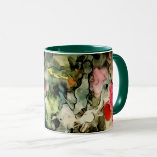 Messy Palette Cooles Abstraktes Muster Tasse