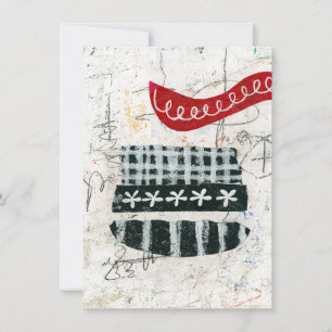 Messy Sunday Grußkarte Karte