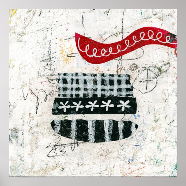 Messy Sunday Poster Wall Art (Vorne)