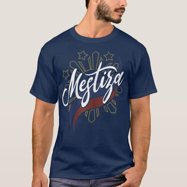 Mestiza Filipino Filipina T-Shirt (Vorderseite)