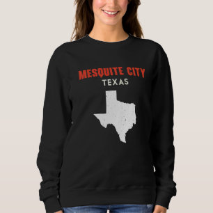 Mesziemlich City Texas USA Staat America Travel Te Sweatshirt