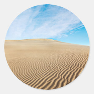 Mesziemlich Flats Sand Dunes Runder Aufkleber