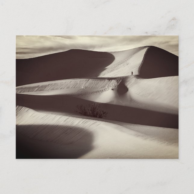 Mesziemlich Sand Dunes Death Valley Postkarte (Vorderseite)