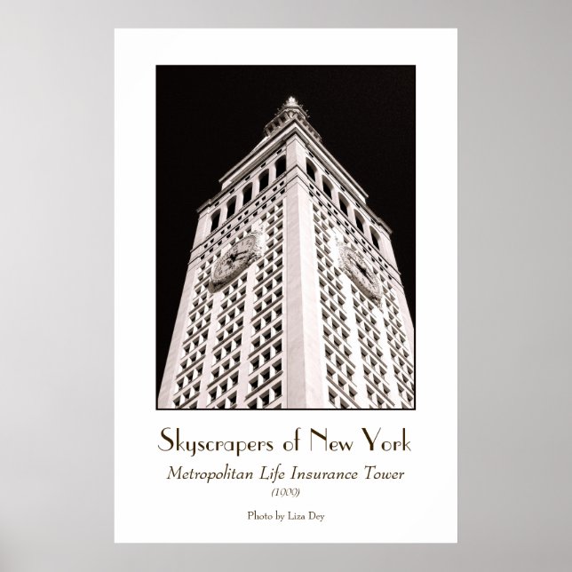 Met Life Tower Poster (Vorne)