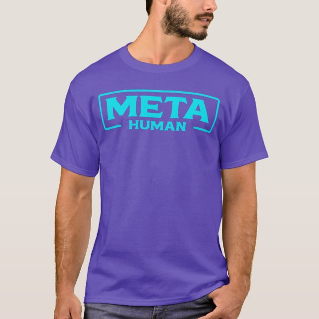 Meta Human Metaverse VR Virtual Reality Player ret T-Shirt (Vorderseite)