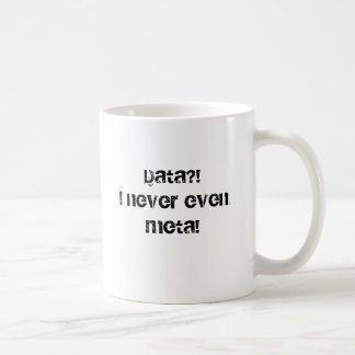 Metadaten-Tasse Tasse